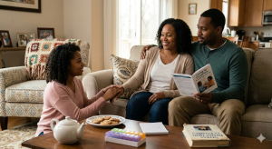 Helping family members manage stress while caring for loved ones.