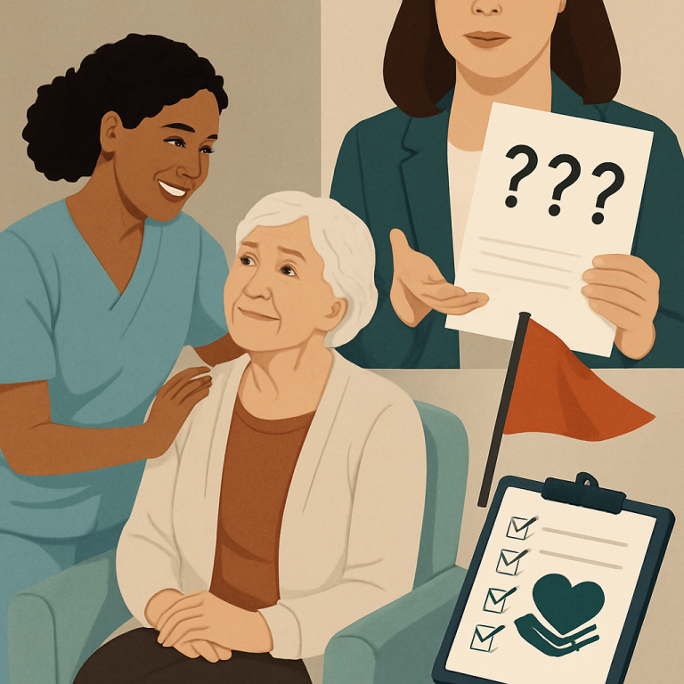Read more about the article Hiring a Home Aide: Interview Questions, Red Flags, and How to Ensure Compassionate Care